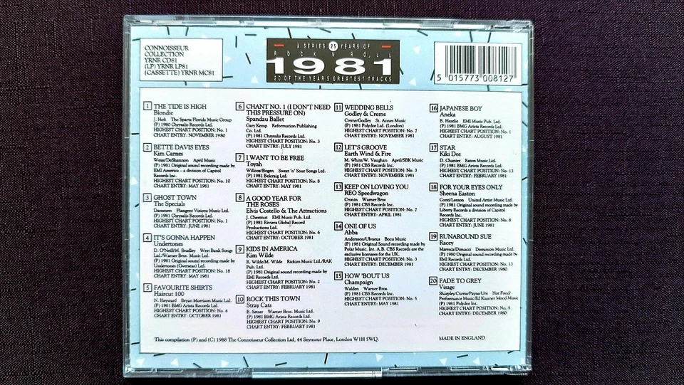 A Series 25 Years Of Rock `N´ Roll *1981* 💽CD Limited London Serie🎸🎶 ~ 👍👍👍 - Bild 3 von 4