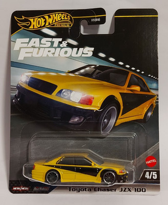 HOT WHEELS PREMIUM FAST & FURIOUS TOYOTA CHASER JZX 100 REAL RIDERS 4/5 JBL89