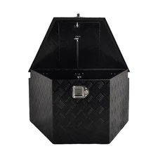 33x19x18 Inch Trailer Tongue Tool Box Truck Bed Pickup Storage Box Aluminum