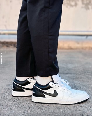 Nike Air Jordan Retro Low White Black Nby 553558-132 Men's Sizes