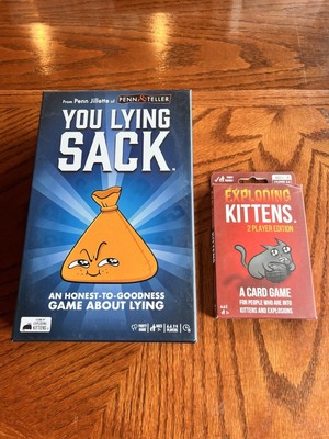 You Lying Sack & Exploding Kittens: 2 Player Edition
