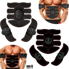 EMS Muscle Training Toning Belt ABS Stimulator Abdominal Exercise Trainer Gym US