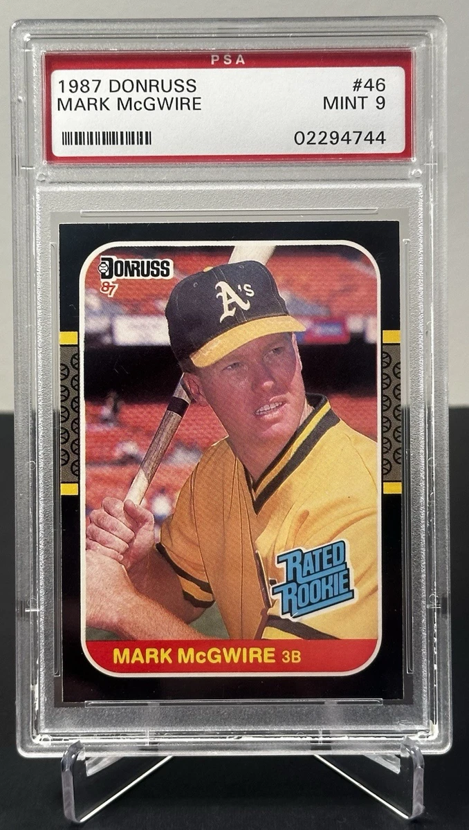 Donruss Mark McGwire Baseball 1987 Season Sports Trading Cards