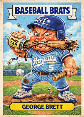 GEORGE BRETT PINE TAR BASEBALL BRATS #### BUY 5 GET 1 FREE #### or 30% OFF 12