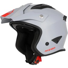 Acerbis Trial-Helm Jet Aria 22-06 Hellgrau - Matt