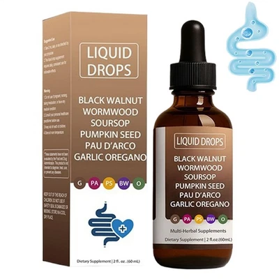 MARKENLOS Nutralis Black Walnut Wormwood Darm Cleanse Verdauung Supplement Metabolism Drop