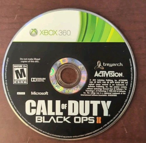 Call of Duty: Black Ops 2 II (Microsoft Xbox 360, 2012) Disc Only, Tested