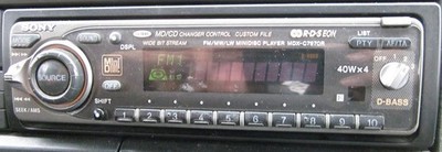 Vintage Sony MDX-C7970R Car Radio Mega Bass Mini Disk + 10 fach CD Wechsler