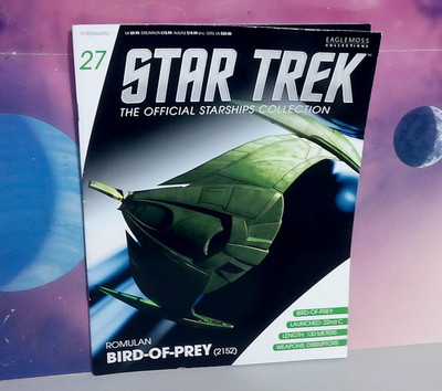 STAR TREK EAGLEMOSS COLLECTION ROMULAN BIRD-OF-PREY [2152] MAGAZINE 27 (NO SHIP)