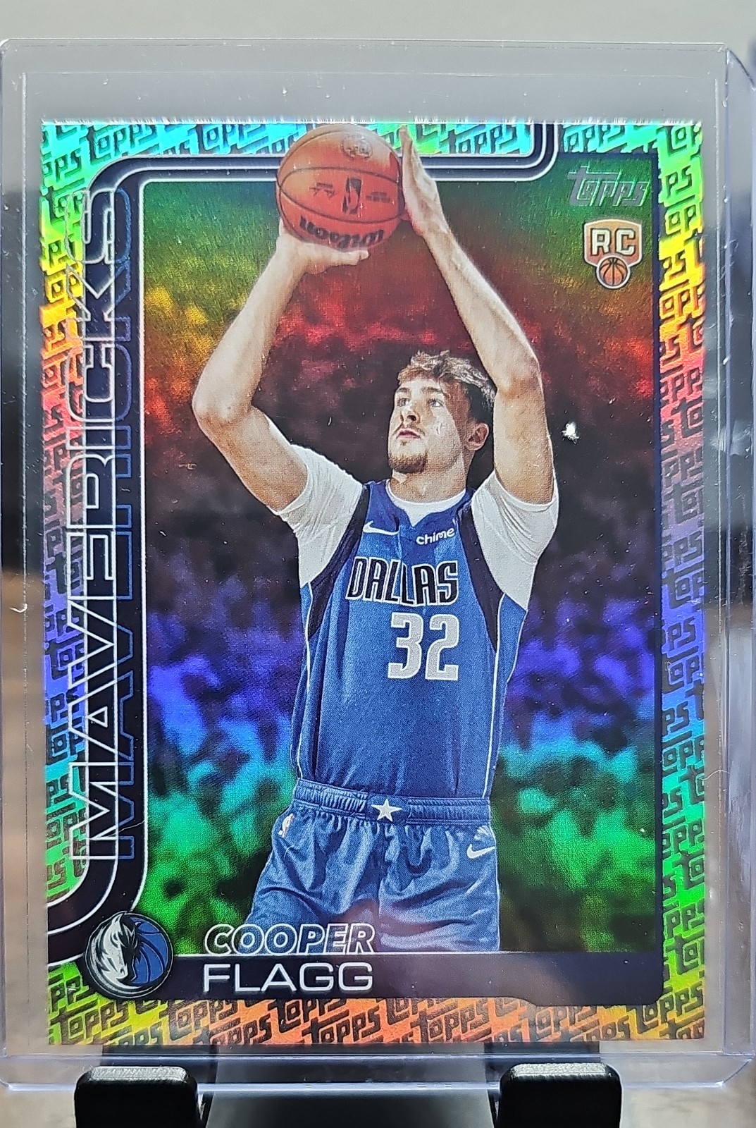 2025-26 Topps - Cooper Flagg #201 Topps Foil Pattern (RC) Fanatics