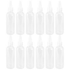 12 Pcs Hair Color Application Bottle Dye Applicator Container Salon Coloring