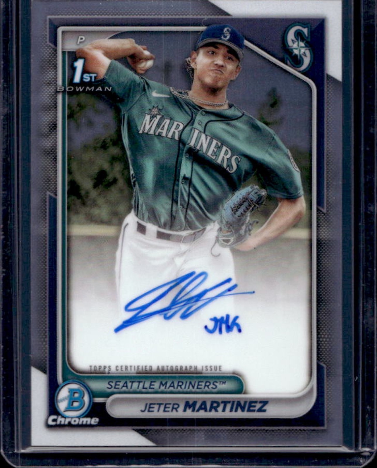 2024 Bowman Chrome Jeter Martinez Auto 1st #CPA-JMZ Mariners