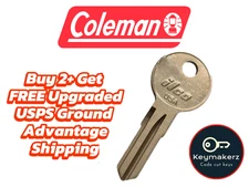 Coleman Roof Rack Keys Replacement Spare Key Cut to Your Code E001-E200