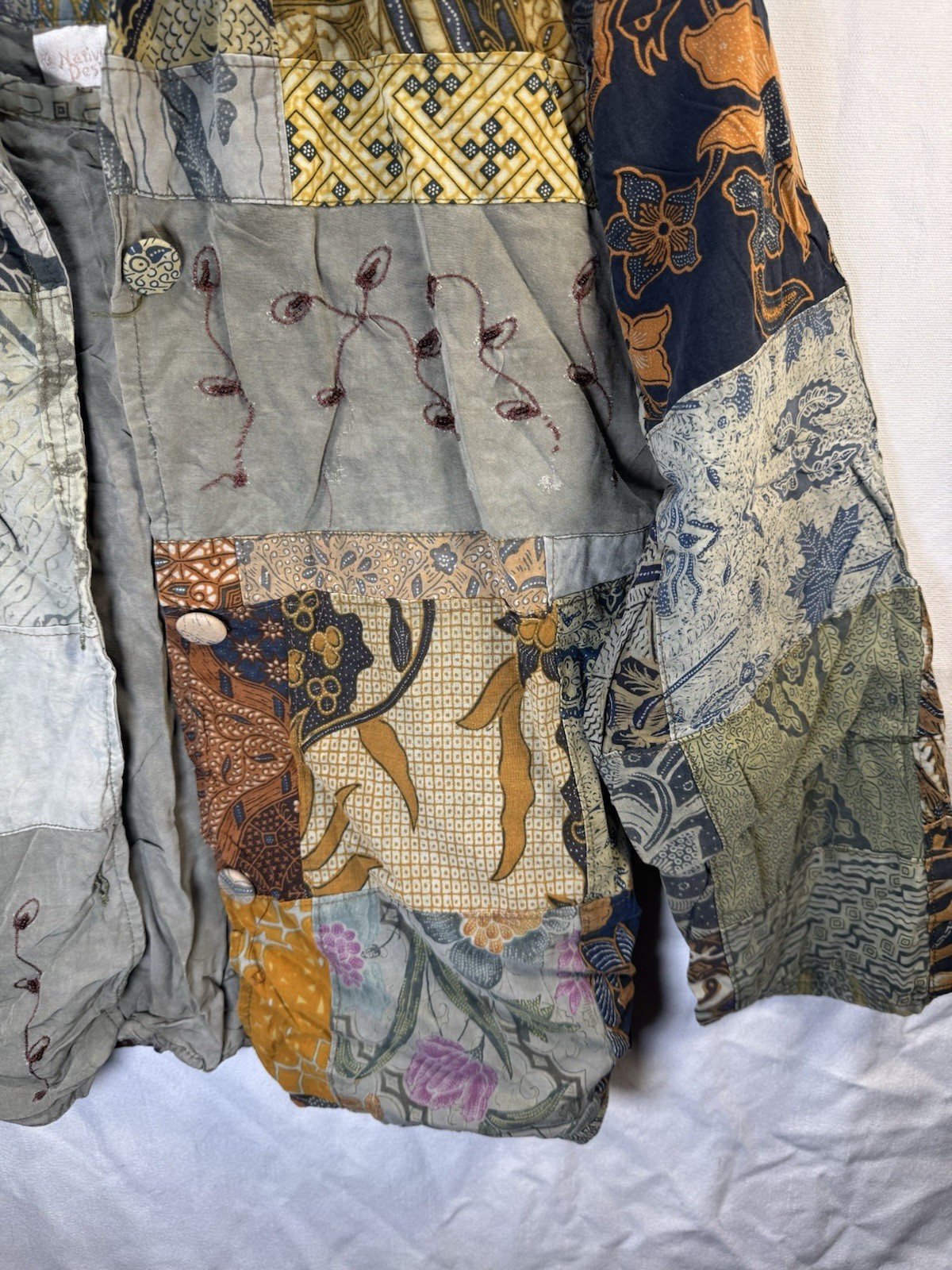 Vintage Patchwork Sweater Nativewear Designs Wome… - image 4