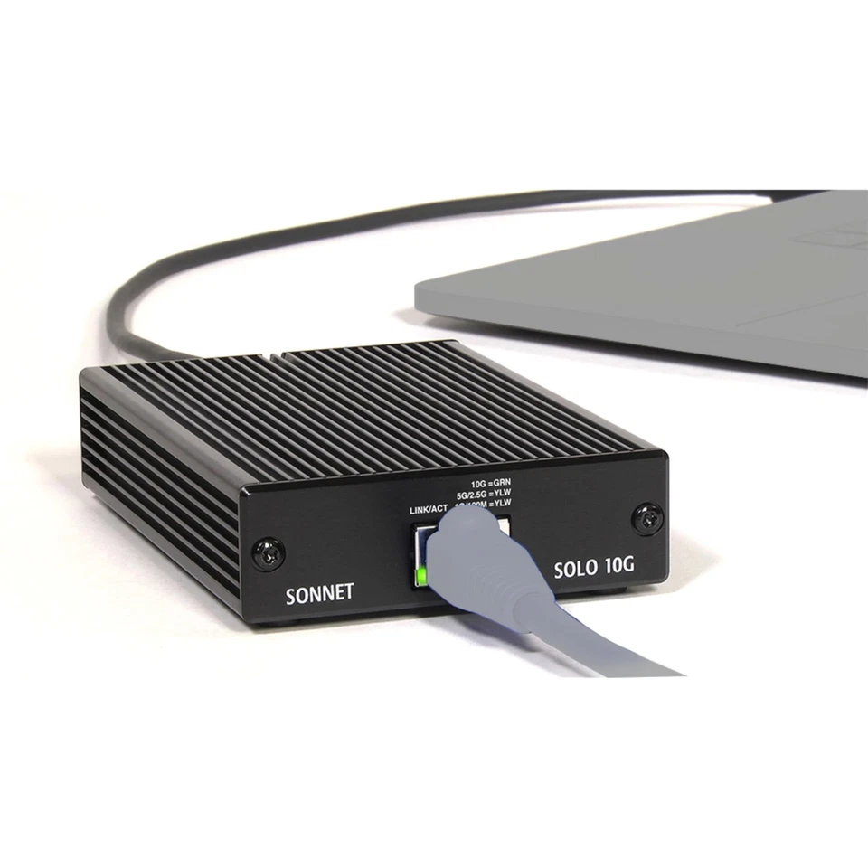 Technologies Solo 10G Thunderbolt 3 to 10GBASE-T Ethernet Fanless Adapter (SO... - Image 2 of 4