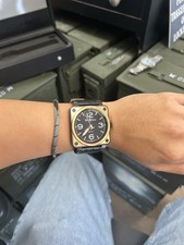 BELL & ROSS - BR 01-92 Aviation in Black PVD and 18K Rose Gold 46mm 12