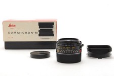 Leica Summicron-M 35mm F/2 V4 11310 Canada  KING OF BOKEH   114043 Hood, Caps