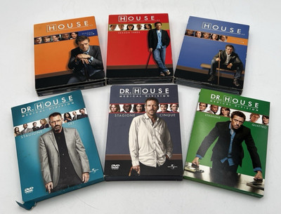 HOUSE MD SERIES SEASON 1-3 & DR. HOUSE SEASONS 4-6 IN ITALIAN HUGH LAURIE