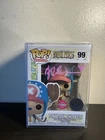 Funko Pop! One Piece Tony Tony. Chopper #99 Flocked Special Edition Autographed