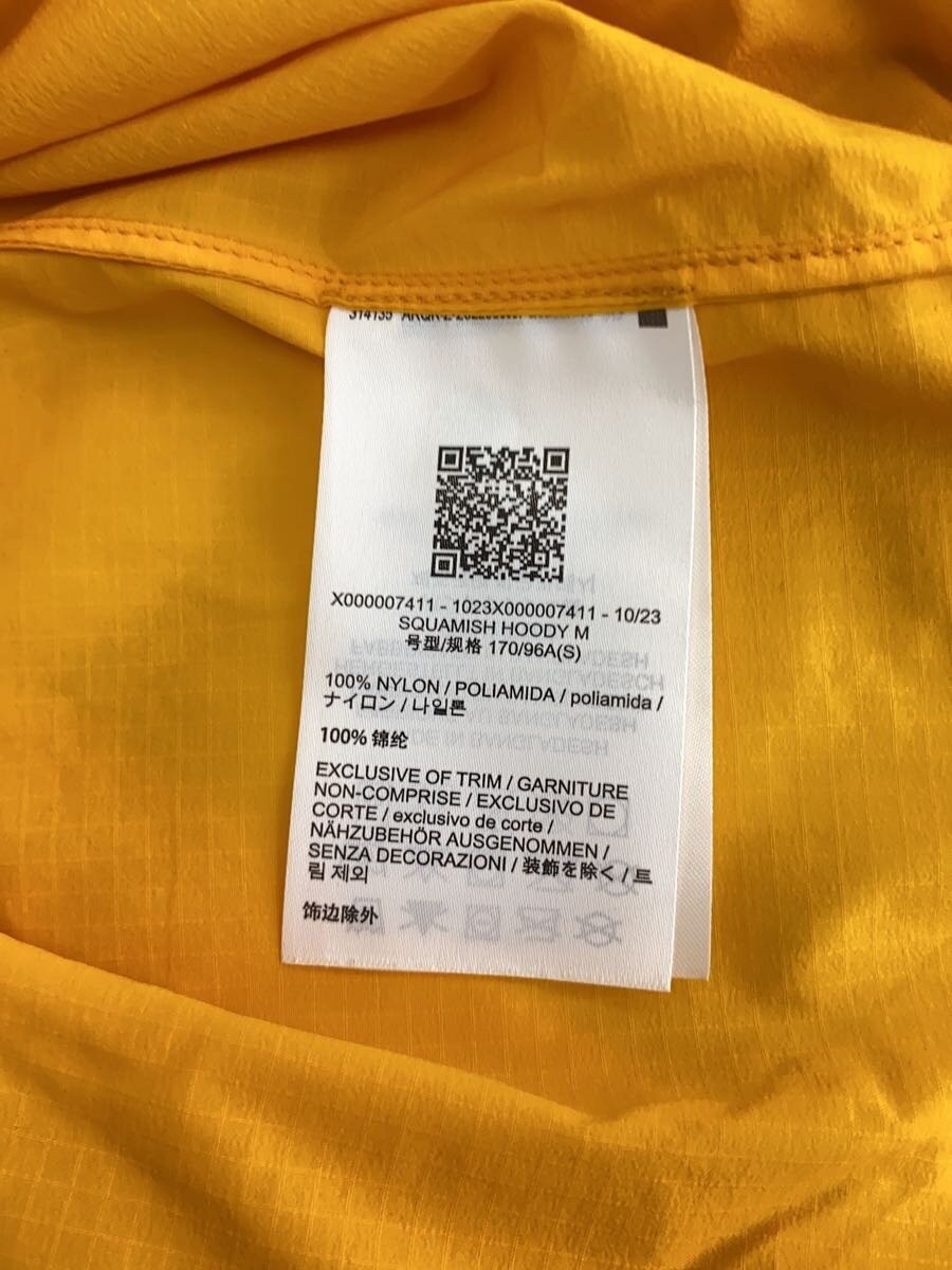 ARC'TERYX ARC TERYX SQUAMISH HOODY Parka da montagna S nylon YLW X000007411