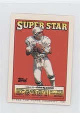 1988 Topps Super Star Sticker Back Cards ( 51) Dan Marino John Rade #29 HOF g2x