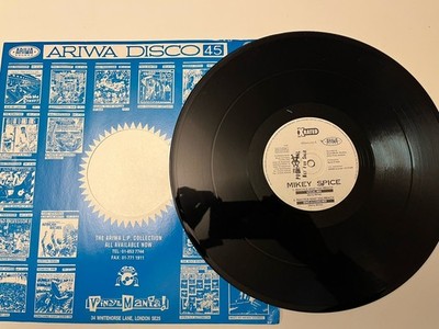 MIKEY SPICE Practice What You Preach 1995 UK 12'' vinyl single. Ariwa RN0042M
