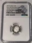 2019-S 10c Roosevelt Dime .999 Fine Silver Proof NGC PF70 Ultra Cameo