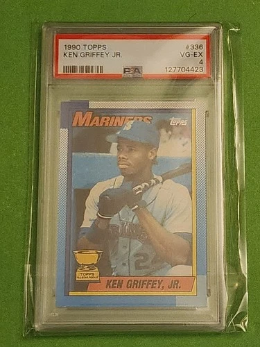 1990 Topps - Ken Griffey Jr #336 PSA 4