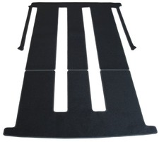 Velours Fußmatten Komplettauslage für VW T6 T6.1 Multivan 2015- 2 Schiebetüren