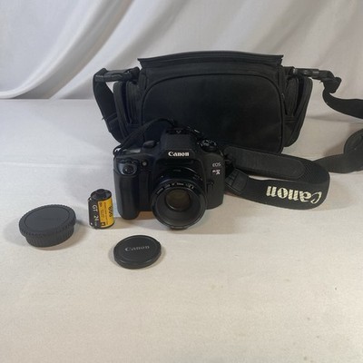 Canon EOS 7 ELAN 7N 35mm Film Camera w/ EF 50mm f1.8 II Lens From JAPAN   Bundle