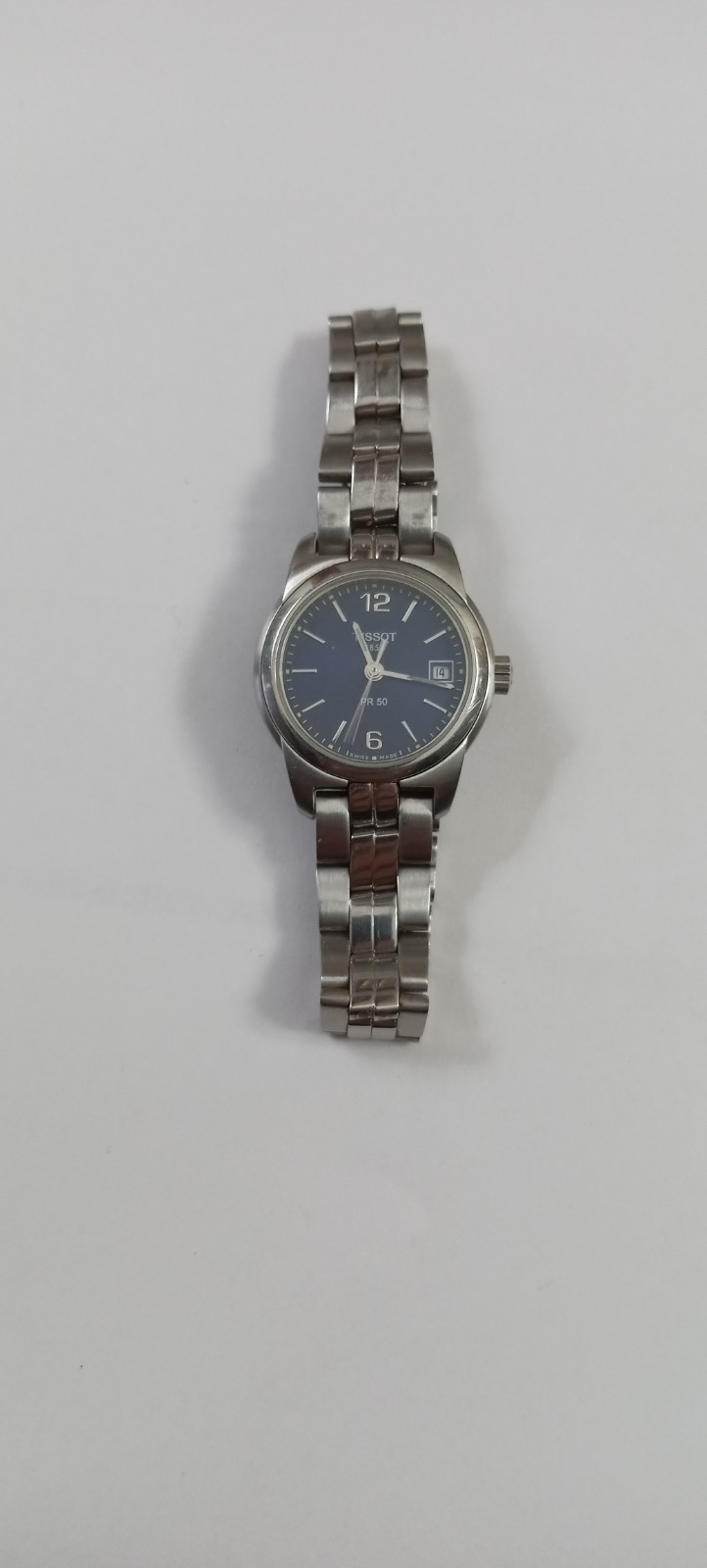 TISSOT 1853 PR50 WOMEN'S WATCH WITH DARK BLUE FACE