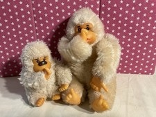 VTG. RUSS  UNBRANDED PLUSH THUMB SUCKING GORILLAS, BABY GONGA  JUSTEN, TAIWAN