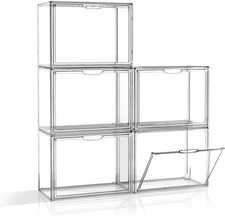 Clear Purse Organizer for Closet, 5 Pack Handbag Storage Organizer, Acrylic