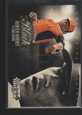 HUNTER HARVEY 201R SUPER BREAK PLATINUM BLACK ONYX CARD #PLBK-HH