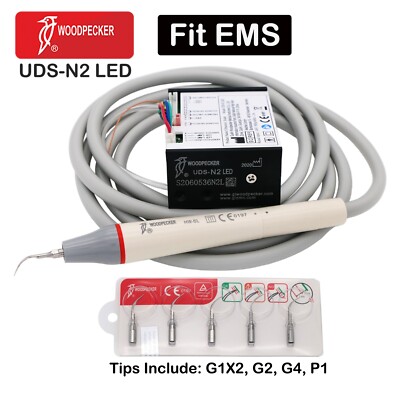 Woodpecker Dental Ultrasonic Piezo Built in Scaler UDS-N2 LED EMS Accessories