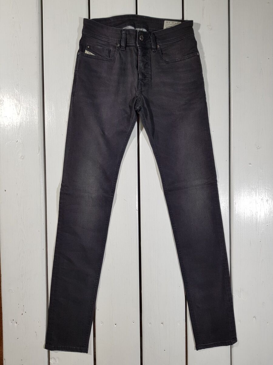 logboek Dialoog Luxe New Diesel Men&#039;s Jeans W26 L32 Sleenker RA468 Slim Skinny Stretch  Black | eBay