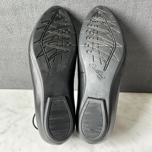 Earthies Essen Black Soft Leather Ballet Flats in Original Box - Women's Size 9 - Picture 6 of 8