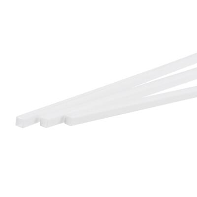 3pcs Plastic Model Tube ABS Square Tube 3mmx3mmx250mm for Model Making