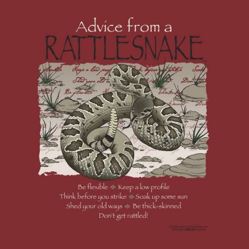 Sweatshirt Advice From a Rattlesnake Unisex S M XL New NWT-image