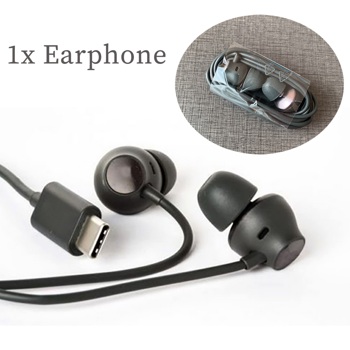 For HTC U11 Mobile Phone Noise Reduction Headset USB Type-c