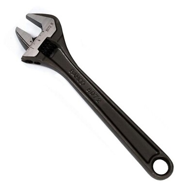 1pc 8069 R U 4'' Adjustable Wrench With Scale Bahco Black Finish Industrial Grade