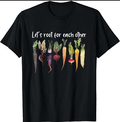 Let's Root For Each Other Women T-Shirt Black Medium