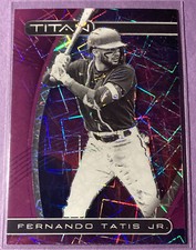 Fernando Tatis Jr. 2021 Panini Chronicles Titan Baseball #12 Pink Pulsar Prizm