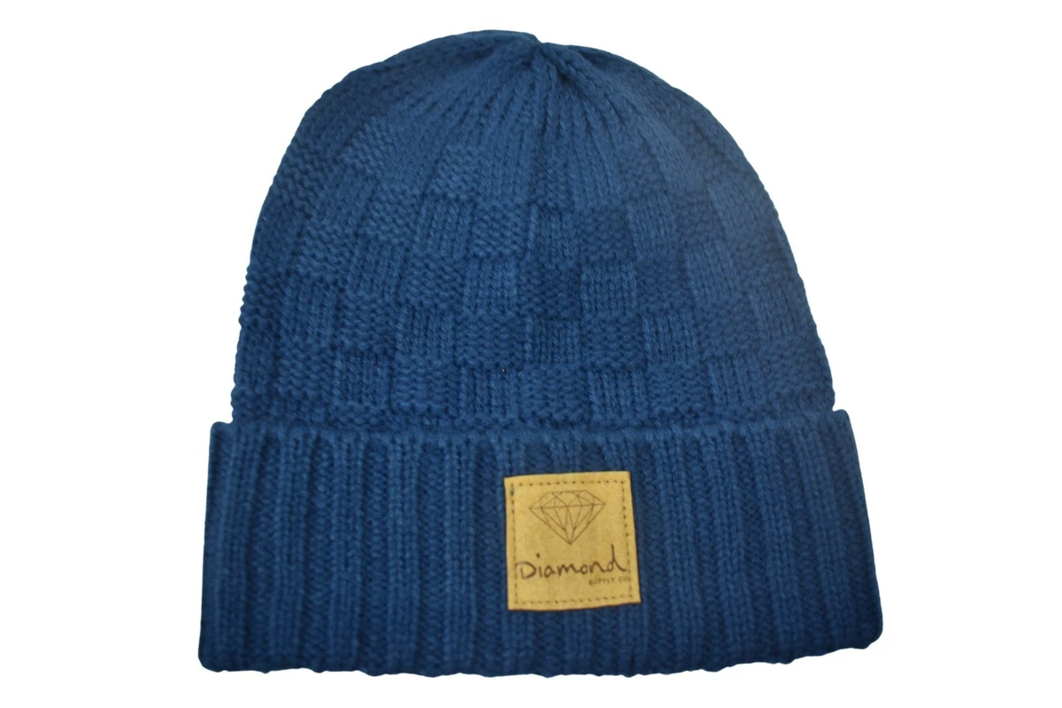 Diamond Supply Co Company Womens Navy Blue Street Headwear Beanie New