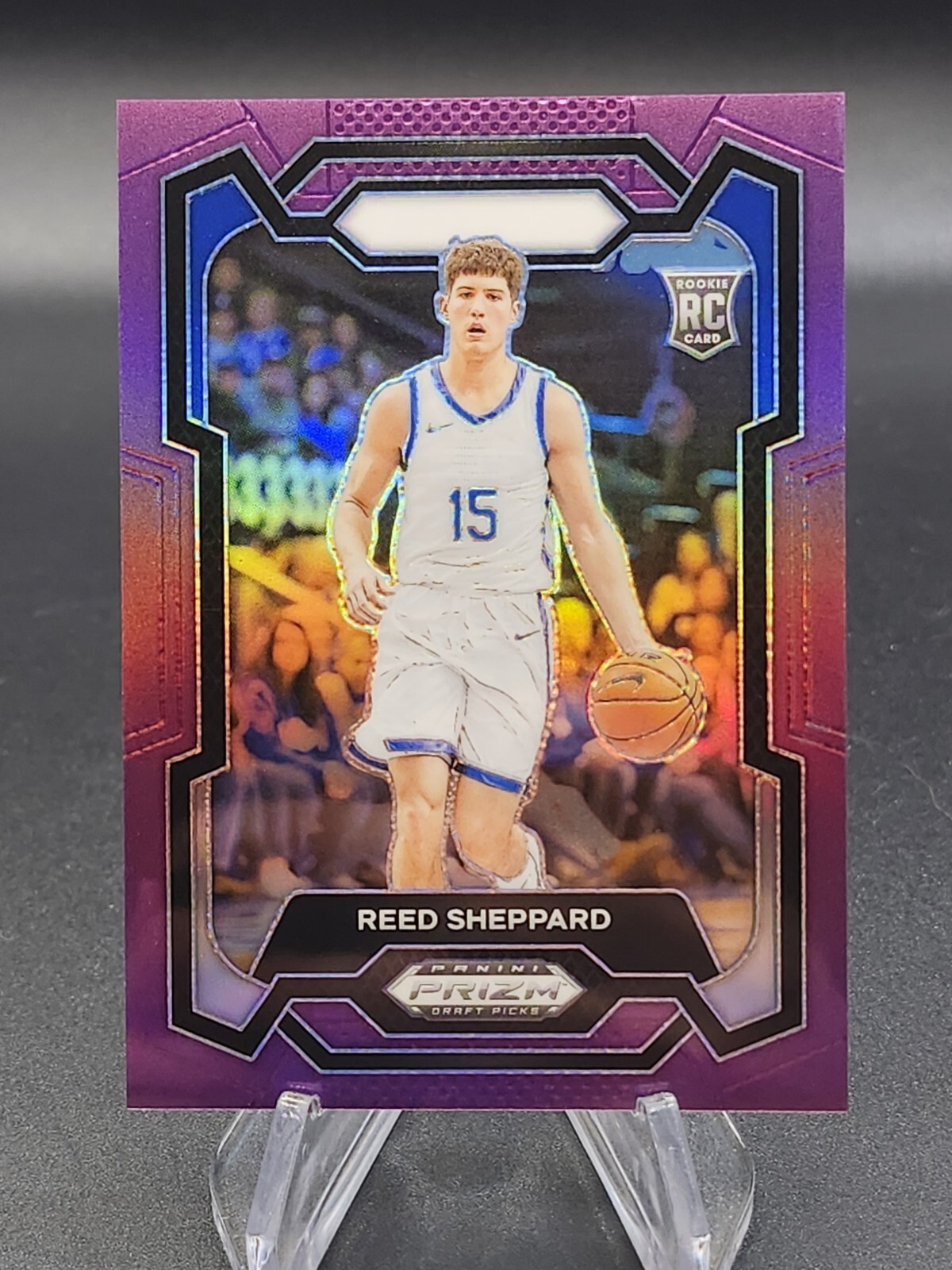 2024-25 Panini Prizm Draft Picks #21 Reed Sheppard Wildcats RC Purple /75