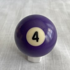 Pool Ball Billiard Ball Replacement 2 1/4 inch 4 Purple Solid