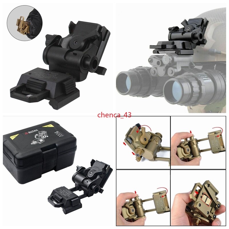 US STOCK Metal L4G24 Night Vision Tactical Helmet Mounts for PVS15