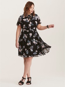 multi coloured skater dress