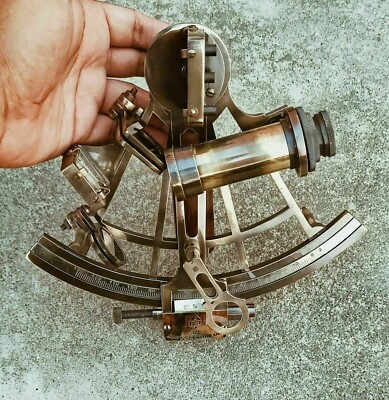 Orologio Solare Nautico Vintage In Ottone, Scandinavia, Anni '50 In - Foto 8