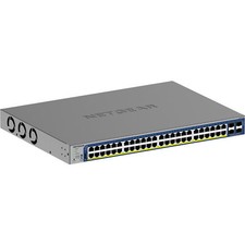 Netgear GS752TXP, Switch, grau